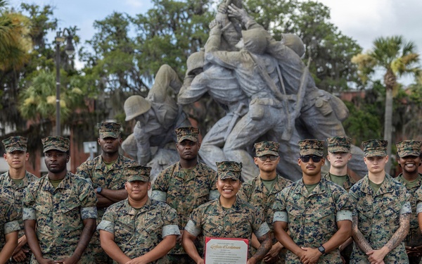 Cpl. Ramirez Reenlistment Ceremony