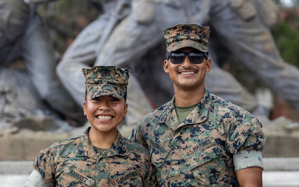 Cpl. Ramirez Reenlistment Ceremony