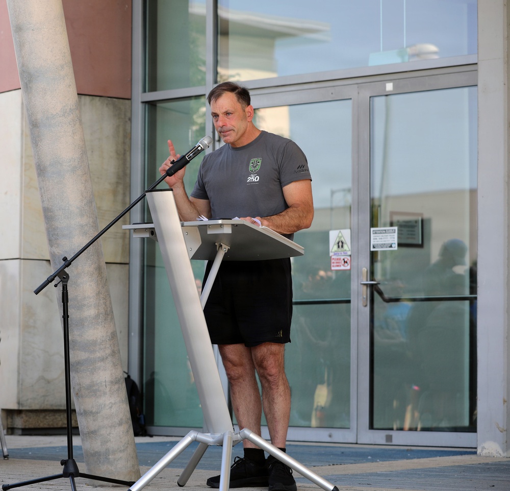 MSG Micheal B. Riley Fitness Center Dedication