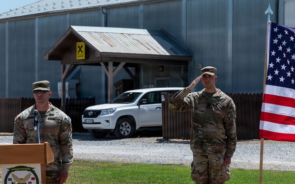 ASG Balkans holds assumption of command ceremony at Camp Bondsteel