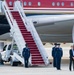 President Trump departs Andrews aboard new Air Force One
