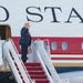 President Trump departs Andrews aboard new Air Force One