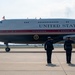 President Trump departs Andrews aboard new Air Force One