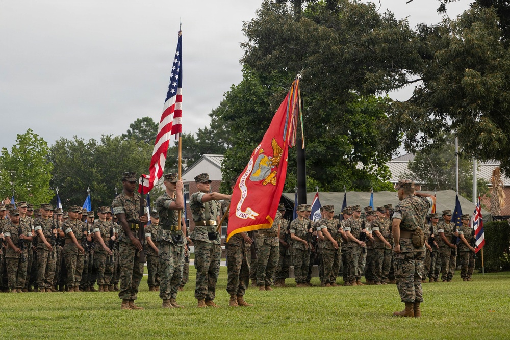 MACG-28 change of command ceremony