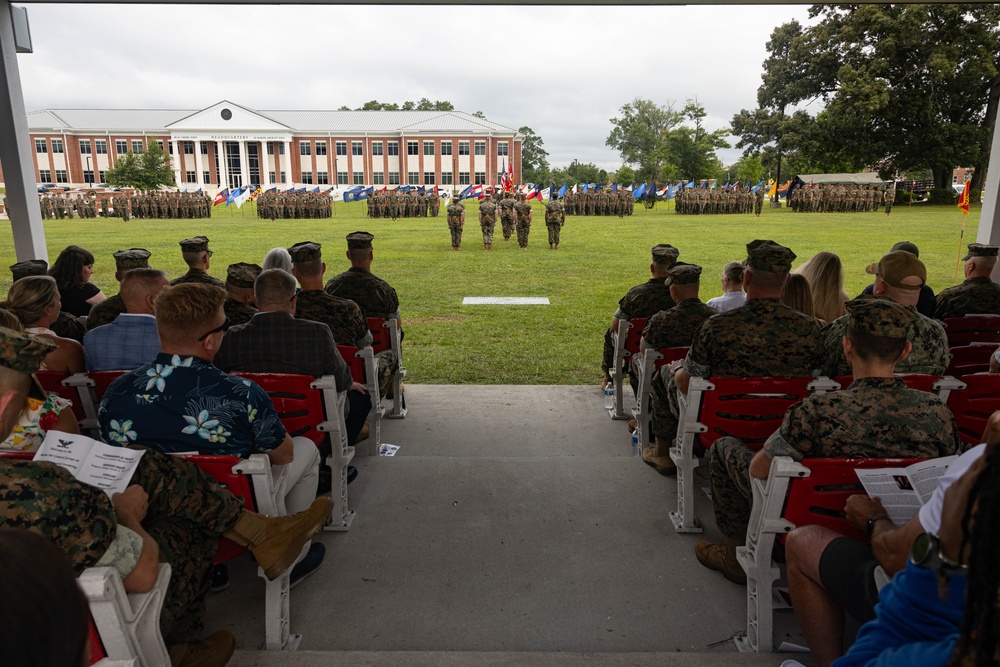 MACG-28 change of command ceremony