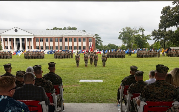 MACG-28 change of command ceremony
