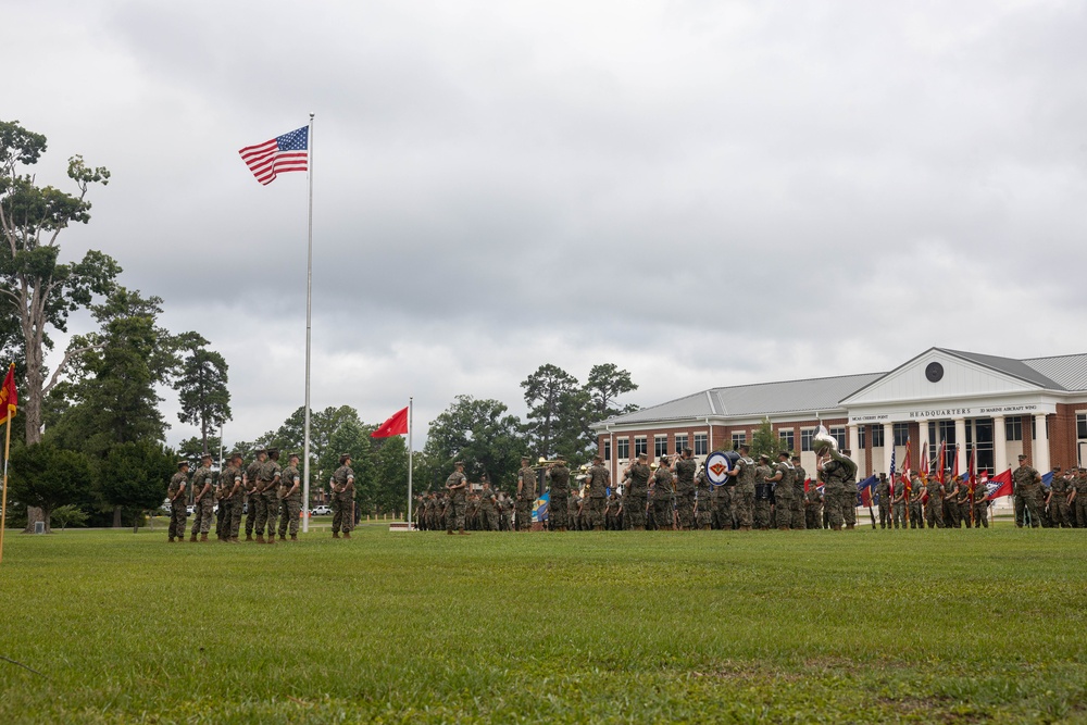 MACG-28 change of command ceremony
