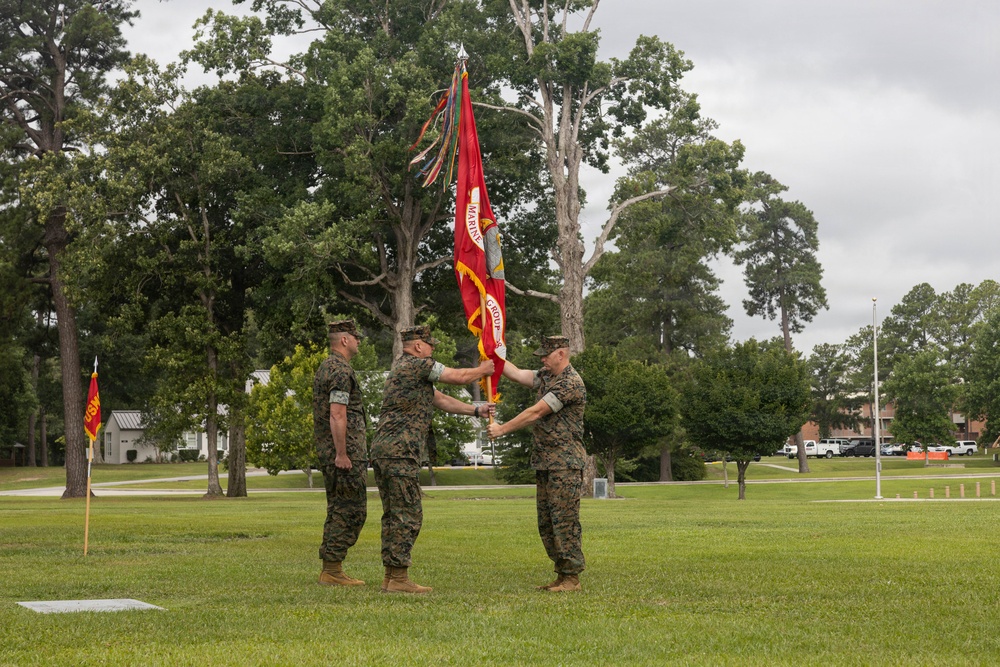 MACG-28 change of command ceremony