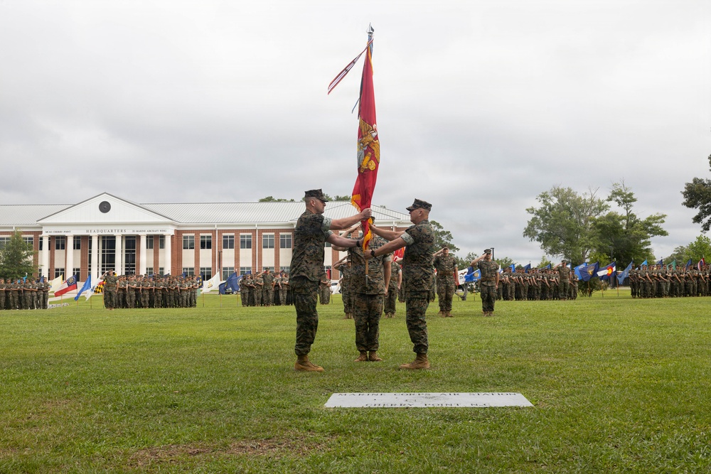 MACG-28 change of command ceremony