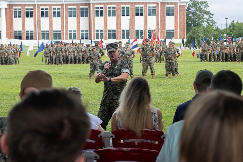 MACG-28 change of command ceremony