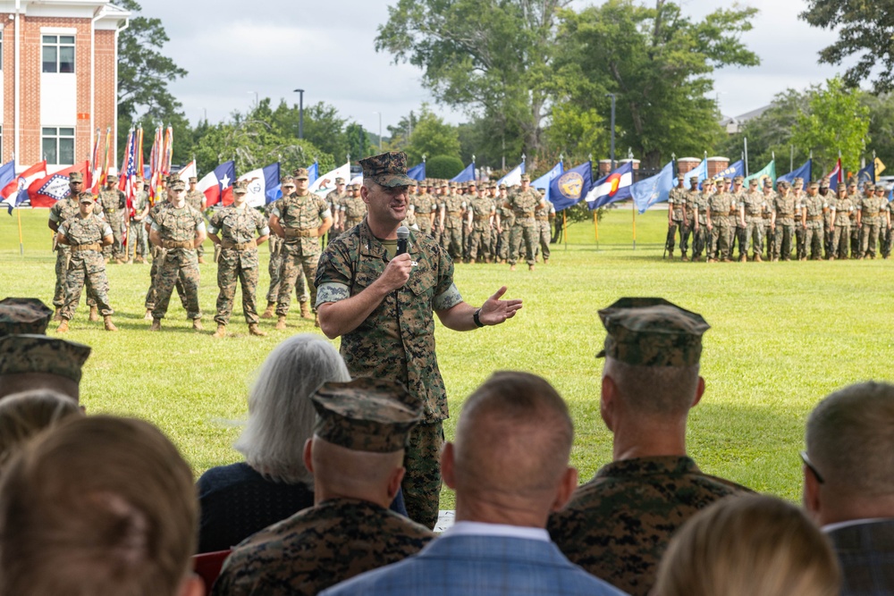 MACG-28 change of command ceremony