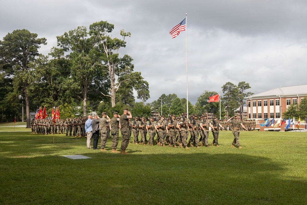 MACG-28 change of command ceremony