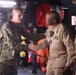 U.S. Marine Corps Maj. Gen. Kevin J. Jarrard tours the San Antonio-class amphibious transport dock ship USS Fort Lauderdale (LPD 28) before the ship docks in La Guaira, Venezuela, June 28, 2026.