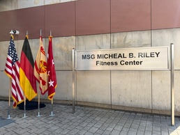 MSG Micheal B. Riley Fitness Center Dedication