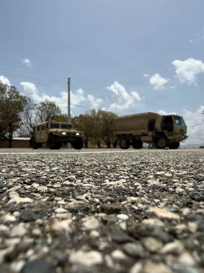 1600th EOD and 192nd QMFFP Humvee and LMTV Drivers Training