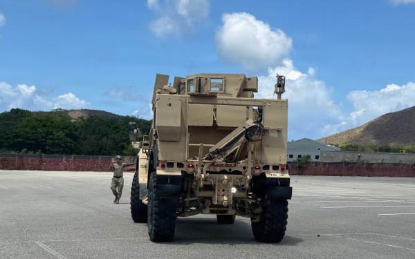 1600th EOD and 192nd QMFFP Humvee and LMTV Drivers Training