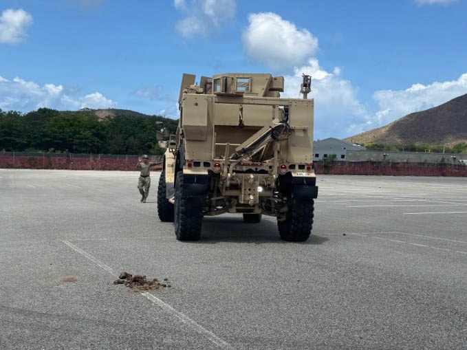 1600th EOD and 192nd QMFFP Humvee and LMTV Drivers Training