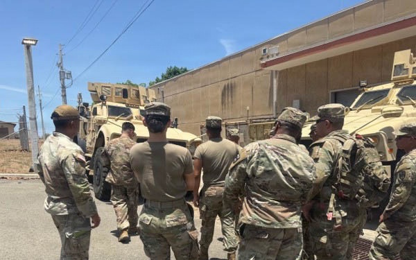 1600th EOD and 192nd QMFFP Humvee and LMTV Drivers Training