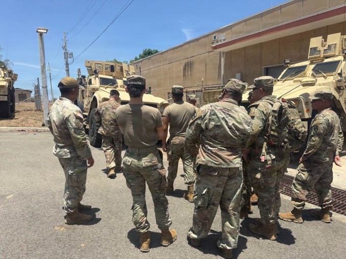 1600th EOD and 192nd QMFFP Humvee and LMTV Drivers Training