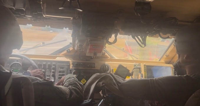 1600th EOD and 192nd QMFFP Humvee and LMTV Drivers Training