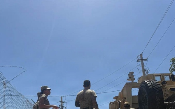 1600th EOD and 192nd QMFFP Humvee and LMTV Drivers Training