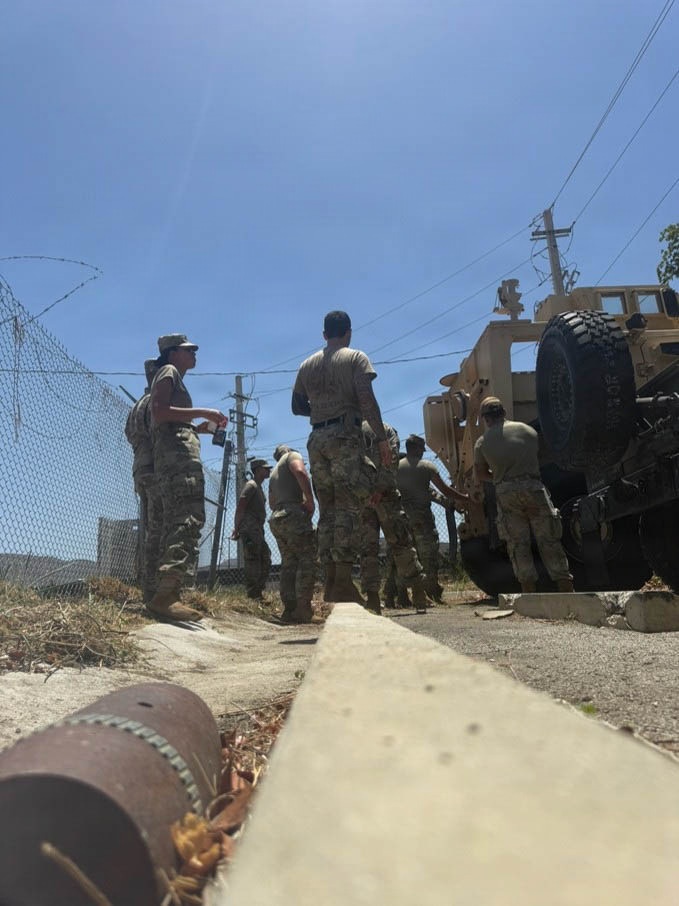 1600th EOD and 192nd QMFFP Humvee and LMTV Drivers Training