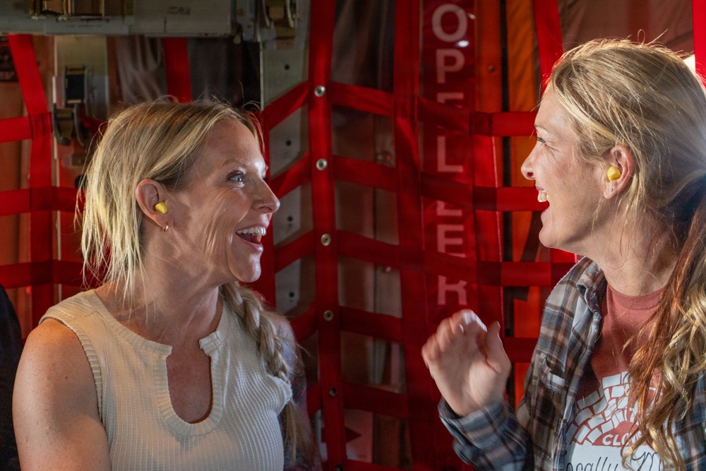 The Steadfast Line hosts civic leaders for MC-130 flight