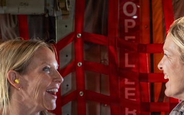 The Steadfast Line hosts civic leaders for MC-130 flight