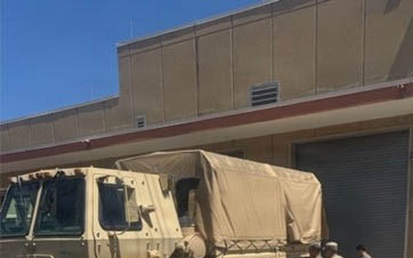1600th EOD and 192nd QMFFP Humvee and LMTV Drivers Training