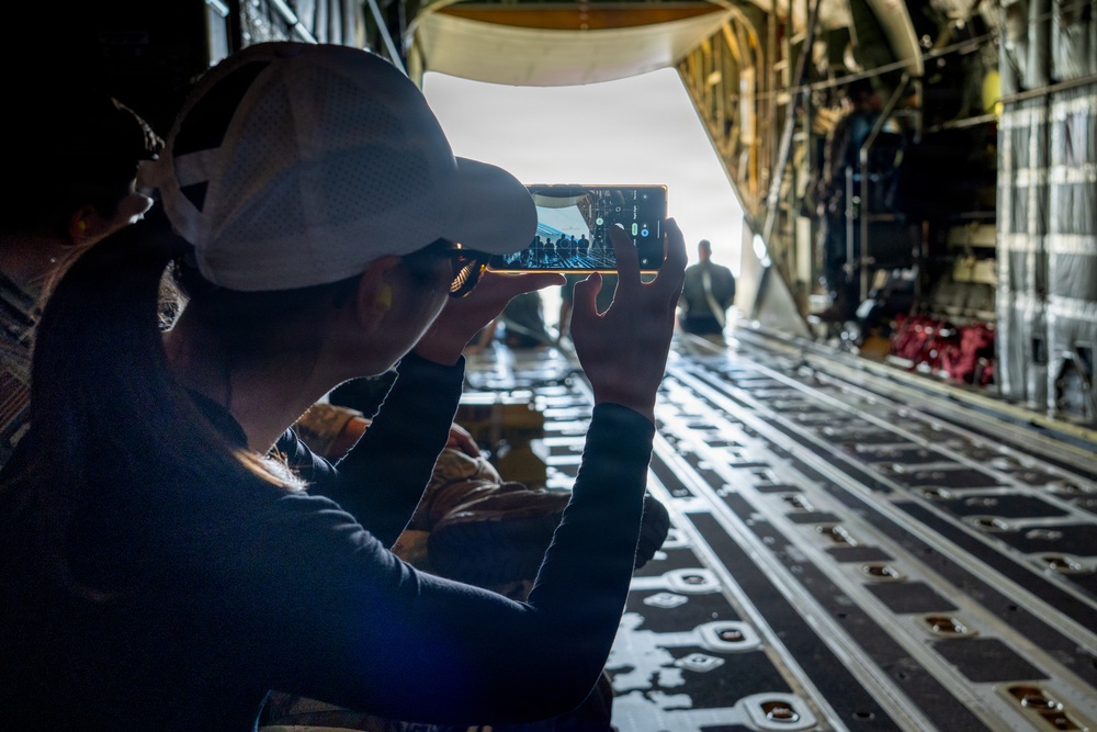 The Steadfast Line hosts civic leaders for MC-130 flight