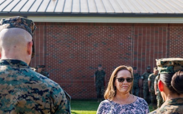 Col. Calvin Presents Civilian Awards
