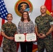 Col. Calvin Presents Civilian Awards