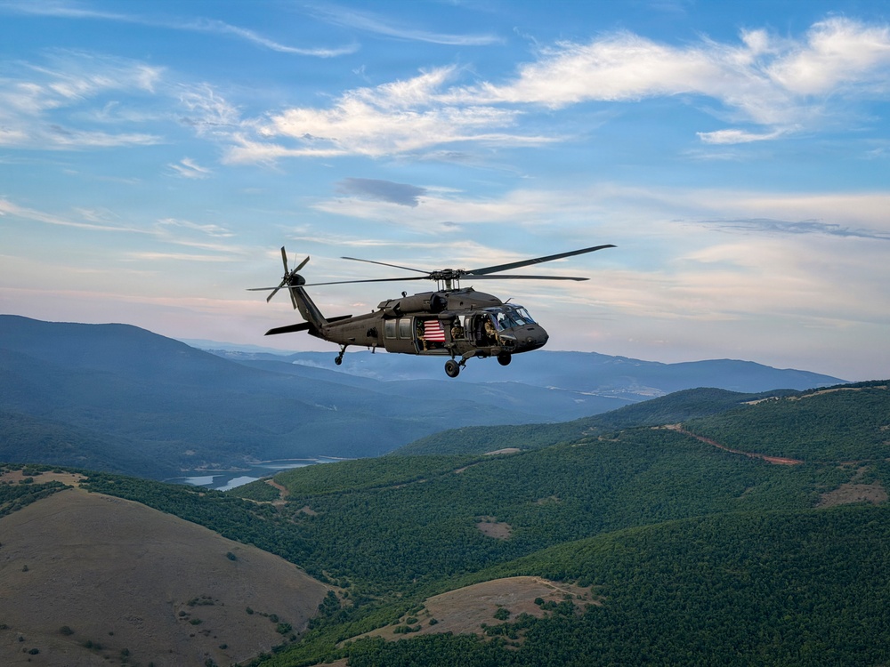 KFOR aviation supports U.S. Embassy Independence Day flyover