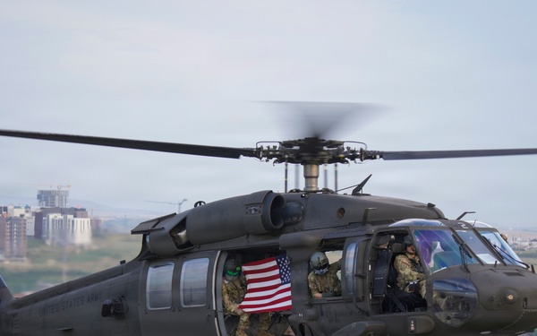KFOR aviation supports U.S. Embassy Independence Day flyover