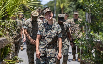 Cpl. Halle Hale Reenlistment Ceremony