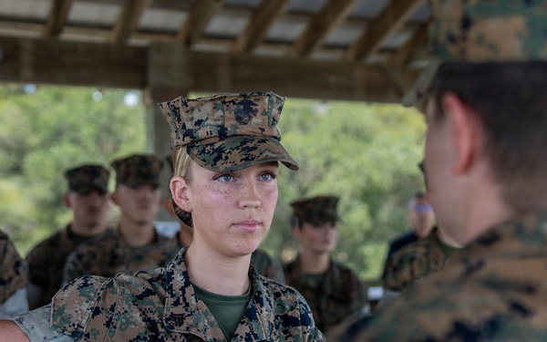 Cpl. Halle Hale Reenlistment Ceremony