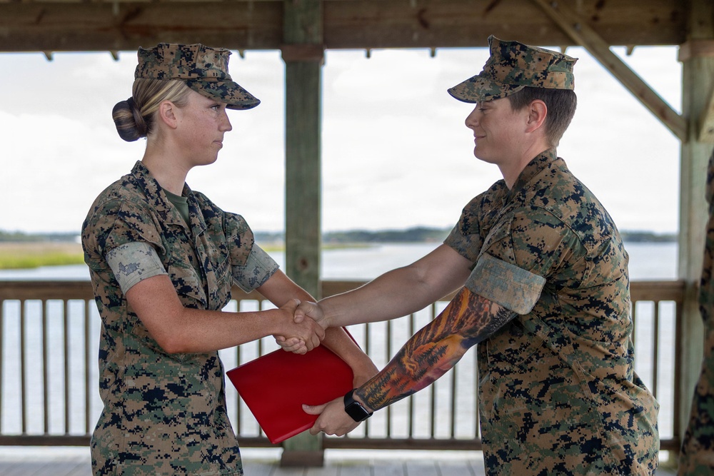 Cpl. Halle Hale Reenlistment Ceremony