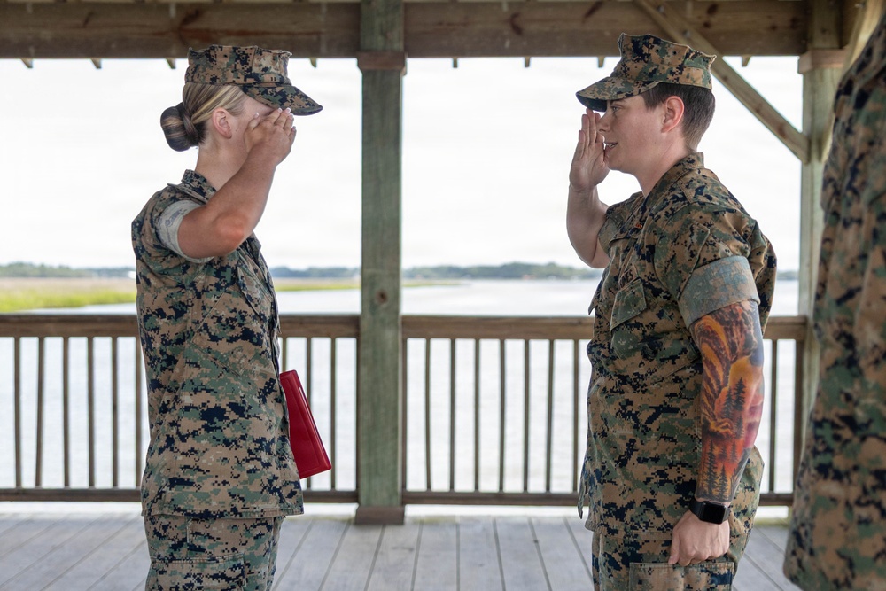 Cpl. Halle Hale Reenlistment Ceremony