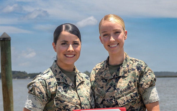 Cpl. Halle Hale Reenlistment Ceremony