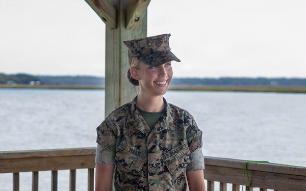 Cpl. Halle Hale Reenlistment Ceremony