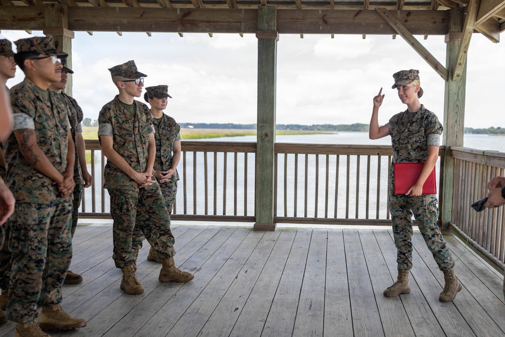 Cpl. Halle Hale Reenlistment Ceremony