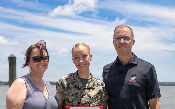 Cpl. Halle Hale Reenlistment Ceremony
