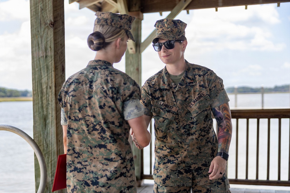 Cpl. Halle Hale Reenlistment Ceremony