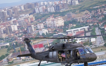 KFOR aviation supports U.S. Embassy Independence Day flyover