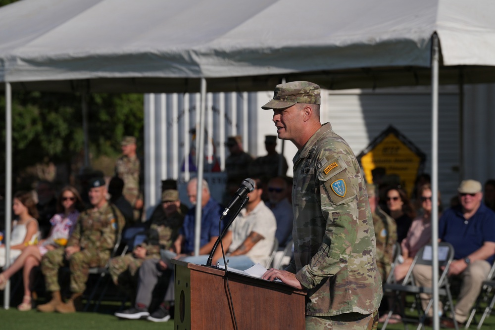 Col. Pry addresses 110th IEW Battalion