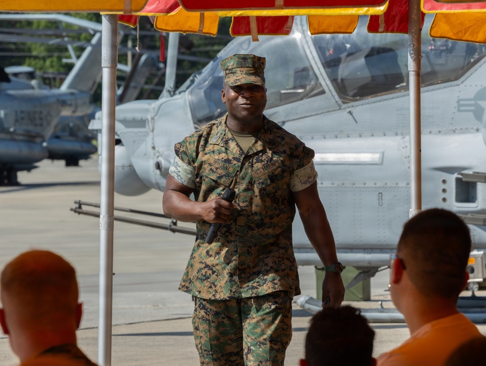 HMLA-269 relief and appointment
