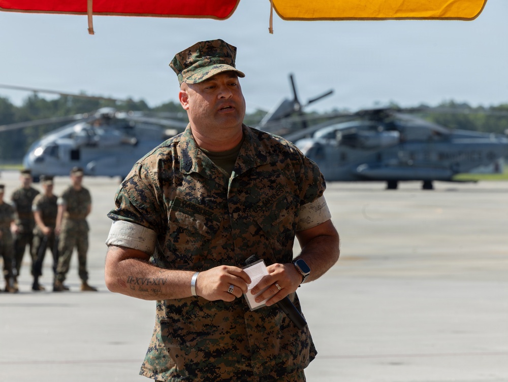 HMLA-269 relief and appointment