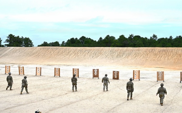 374th Financial Management Support Detachment Soldiers Inspect Targets at JB MDL