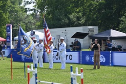 Civilian Logistics Specialist Performs National Anthem at USA 250 Event