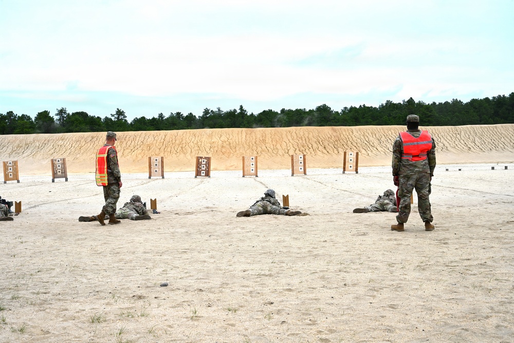 374th Financial Management Support Detachment Soldiers Practice Prone Firing at JB MDL